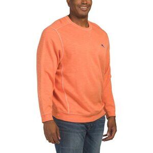 Tommy Bahama Peach Big And Tall Tobago Bay Crew Neck Sweatshirt Sz 4XL Big New
